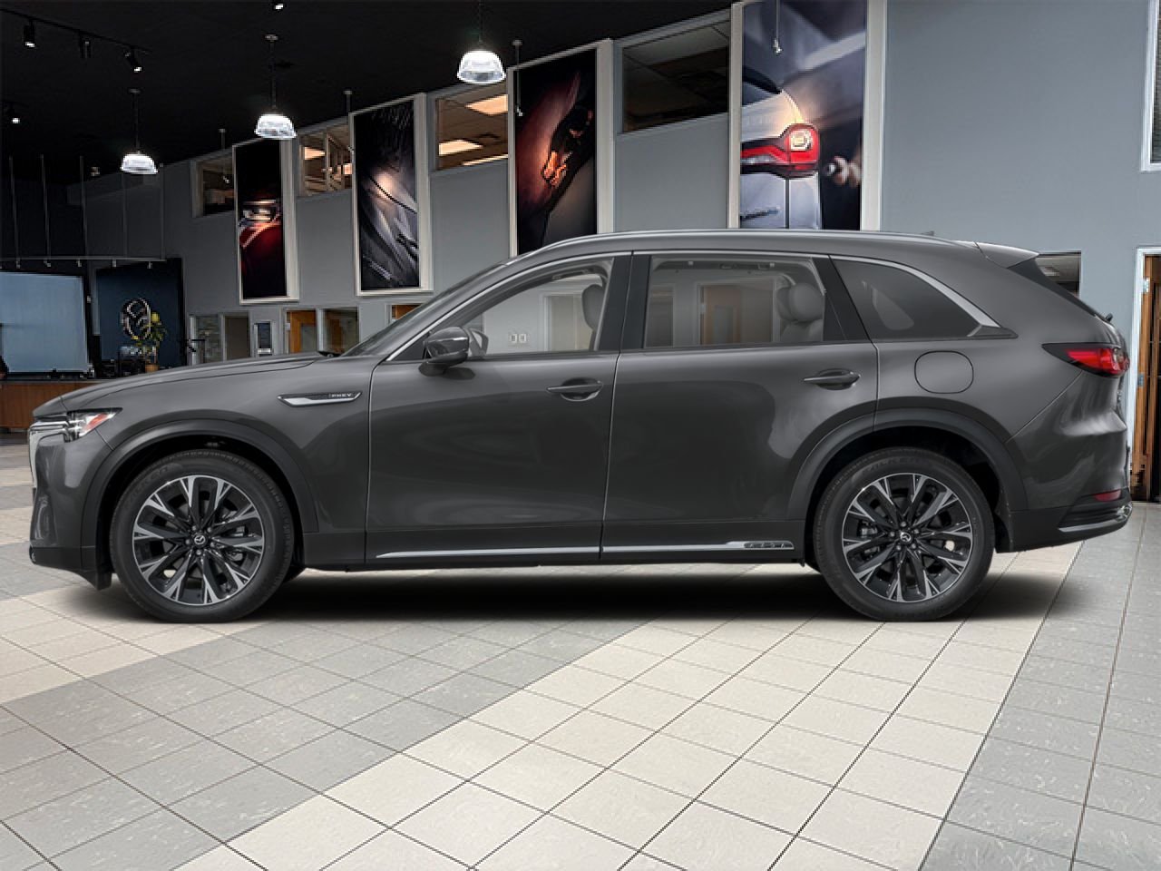 2026 MAZDA CX-90 PHEV Machine Grey Metallic Notre-Dame-des-Prairies - photo #1