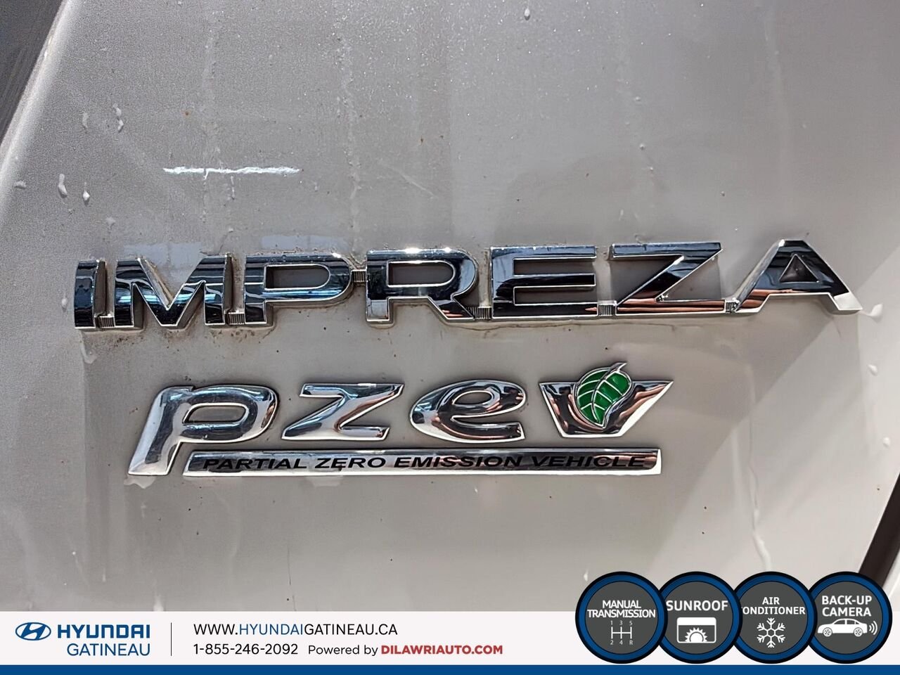 2015 Subaru Impreza White Gatineau - photo #3