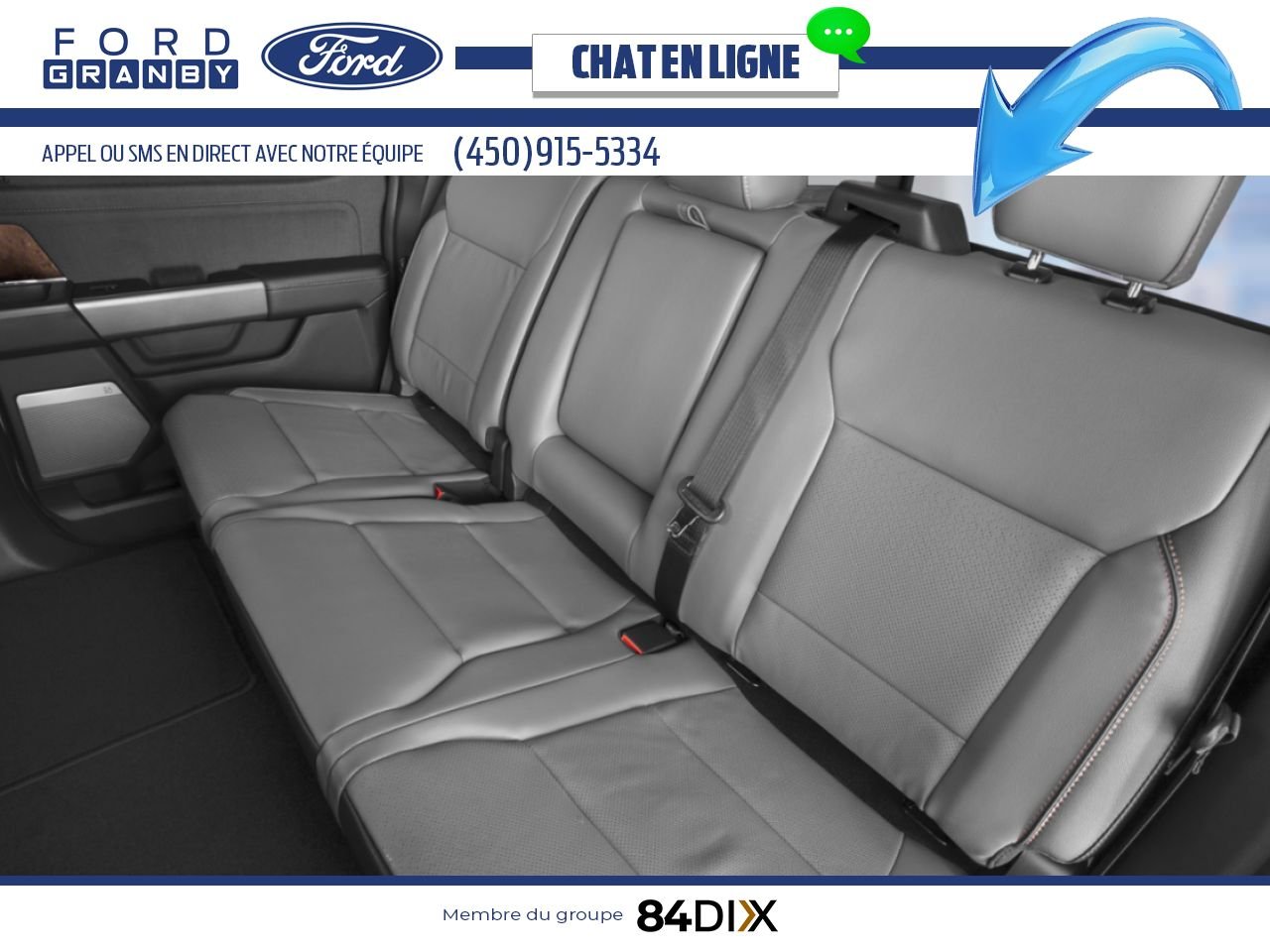 Ford F-150 Lightning 2025 Noir agate métallisé Granby - photo #12