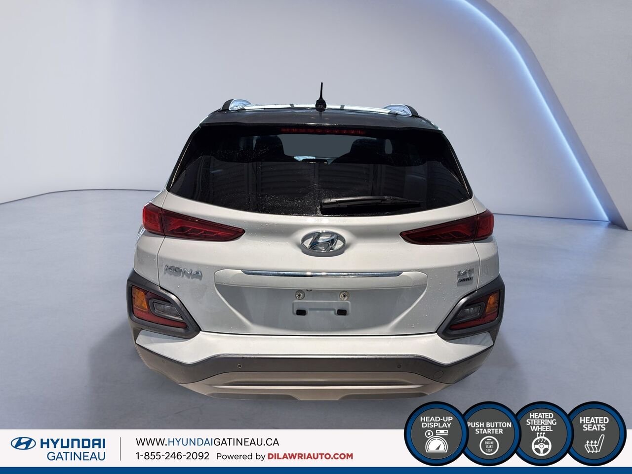 Hyundai Kona 2018 Blanc Gatineau - photo #2