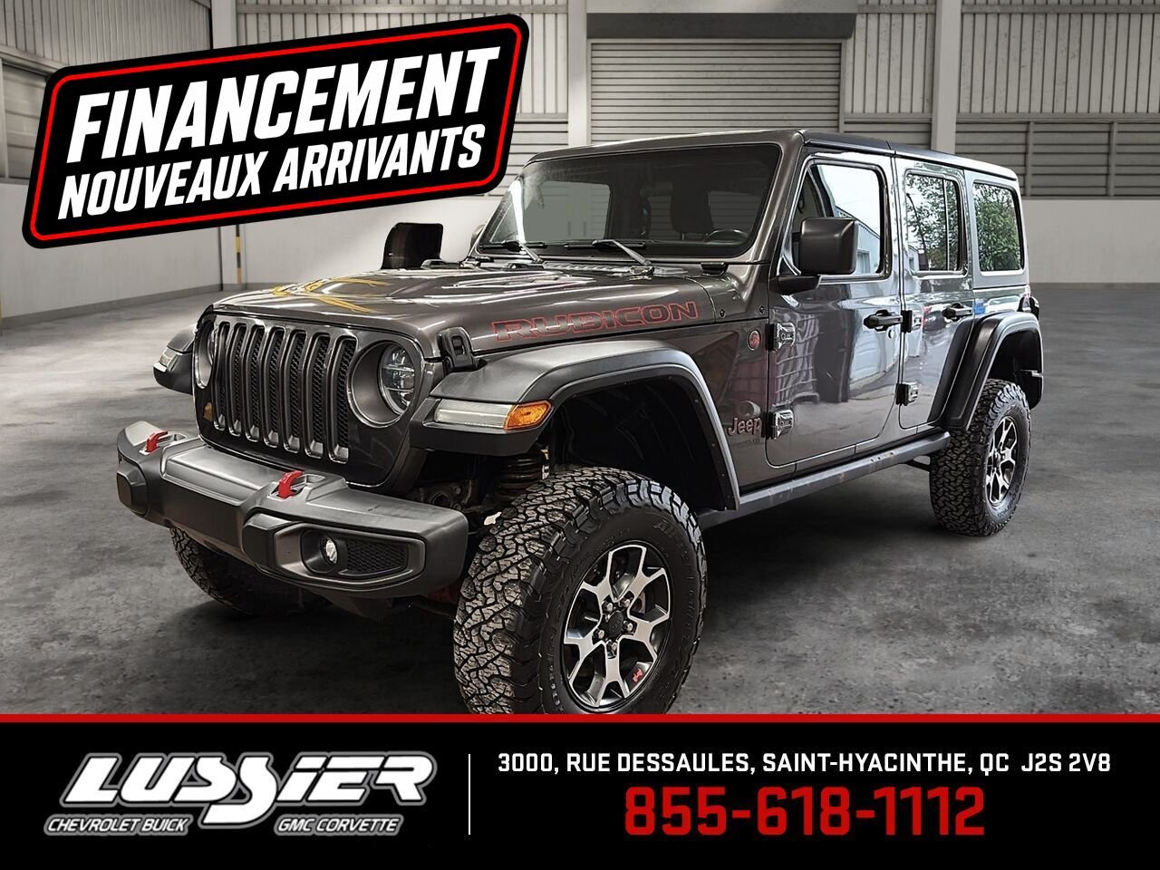 2018 Jeep Wrangler Unlimited Rubicon 4x4 Silver Saint-Hyacinthe - photo #0