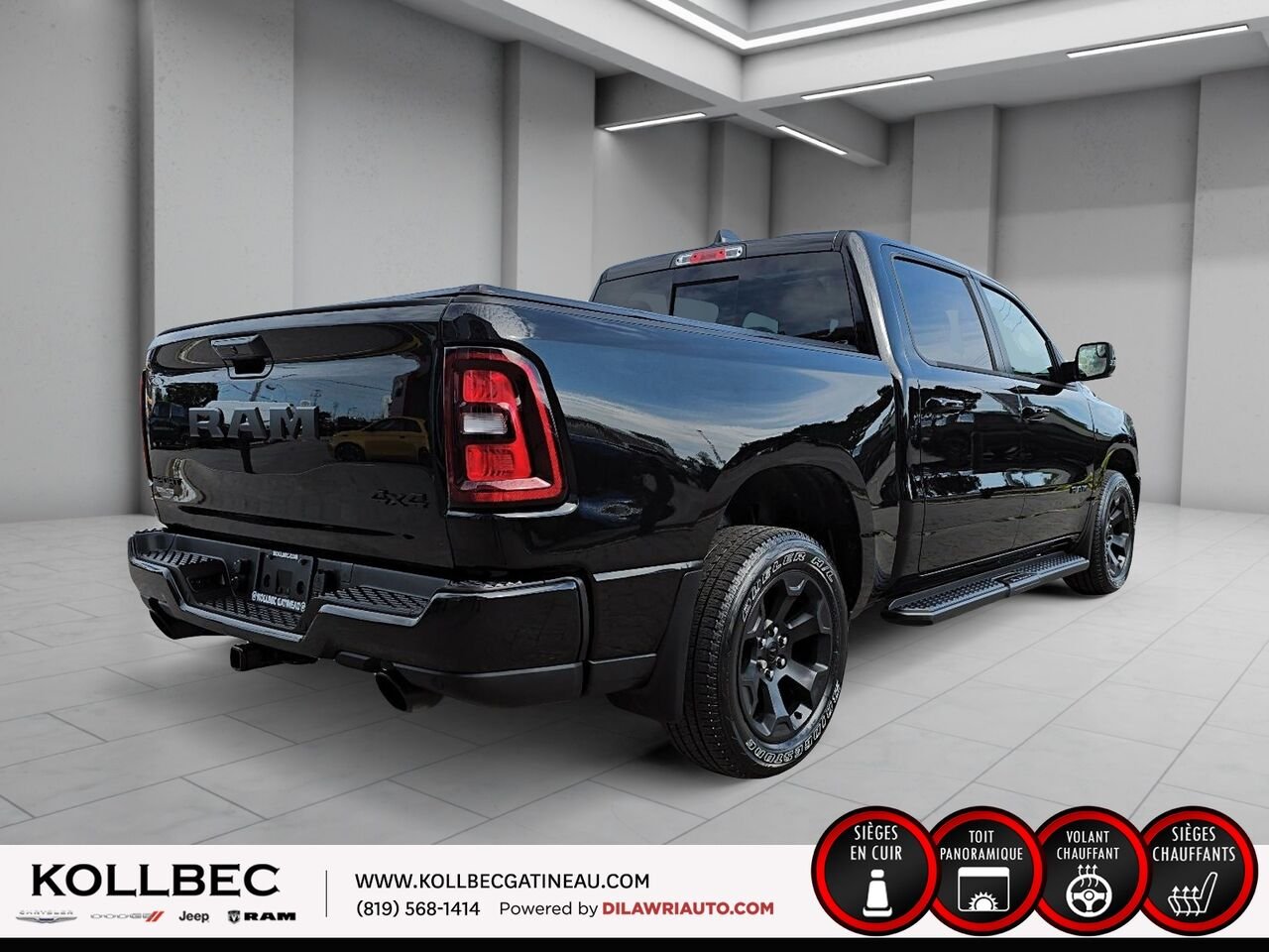 RAM 1500 SPORT Sport cabine d'équipe 4x4 caisse de 5 pi 7 po 2025 Noir Ottawa & Gatineau - photo #14