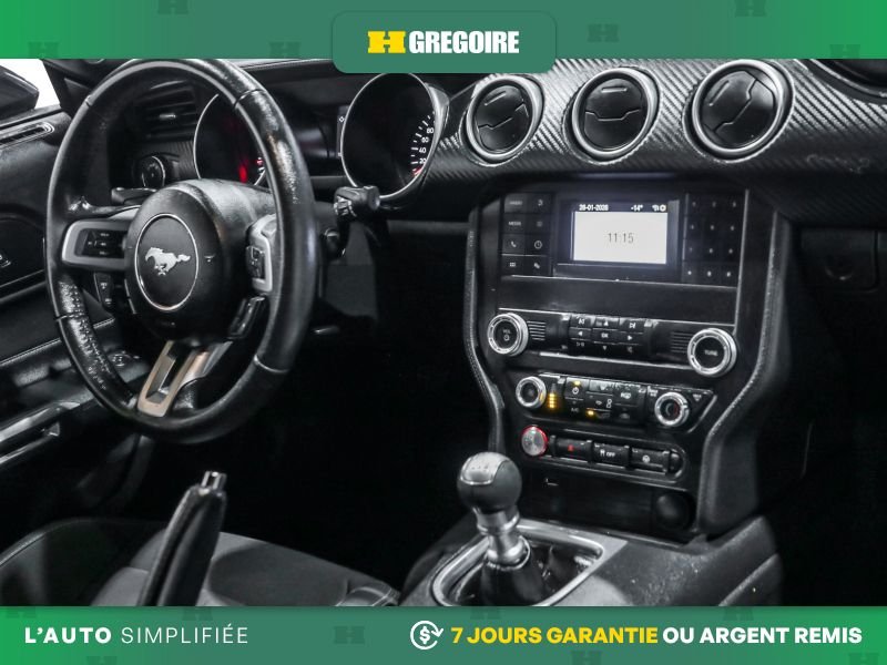 Ford Mustang 724509 | EcoBoost MAN AC GR ELEC MAGS CAM RECUL BLUETOOTH 2019 Noir Laval - photo #23