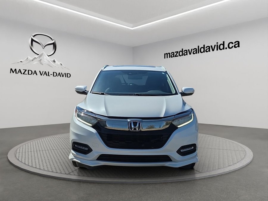 Honda HR-V Touring TI CVT, Navigation, Toit ouvrant, Démarreur à distance 2021 Blanc