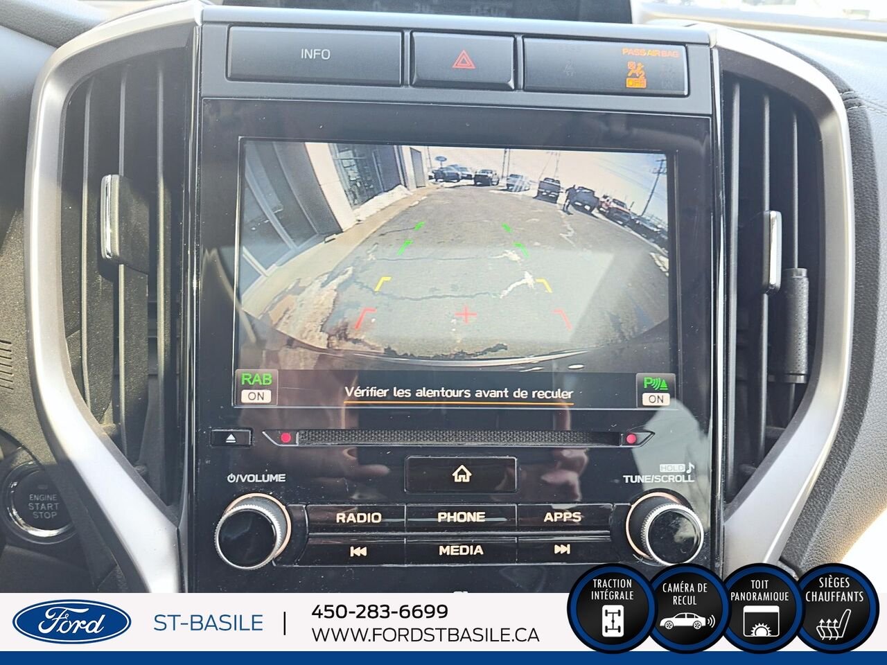 2020 SUBARU ASCENT Black Saint-Basile-le-Grand - photo #26