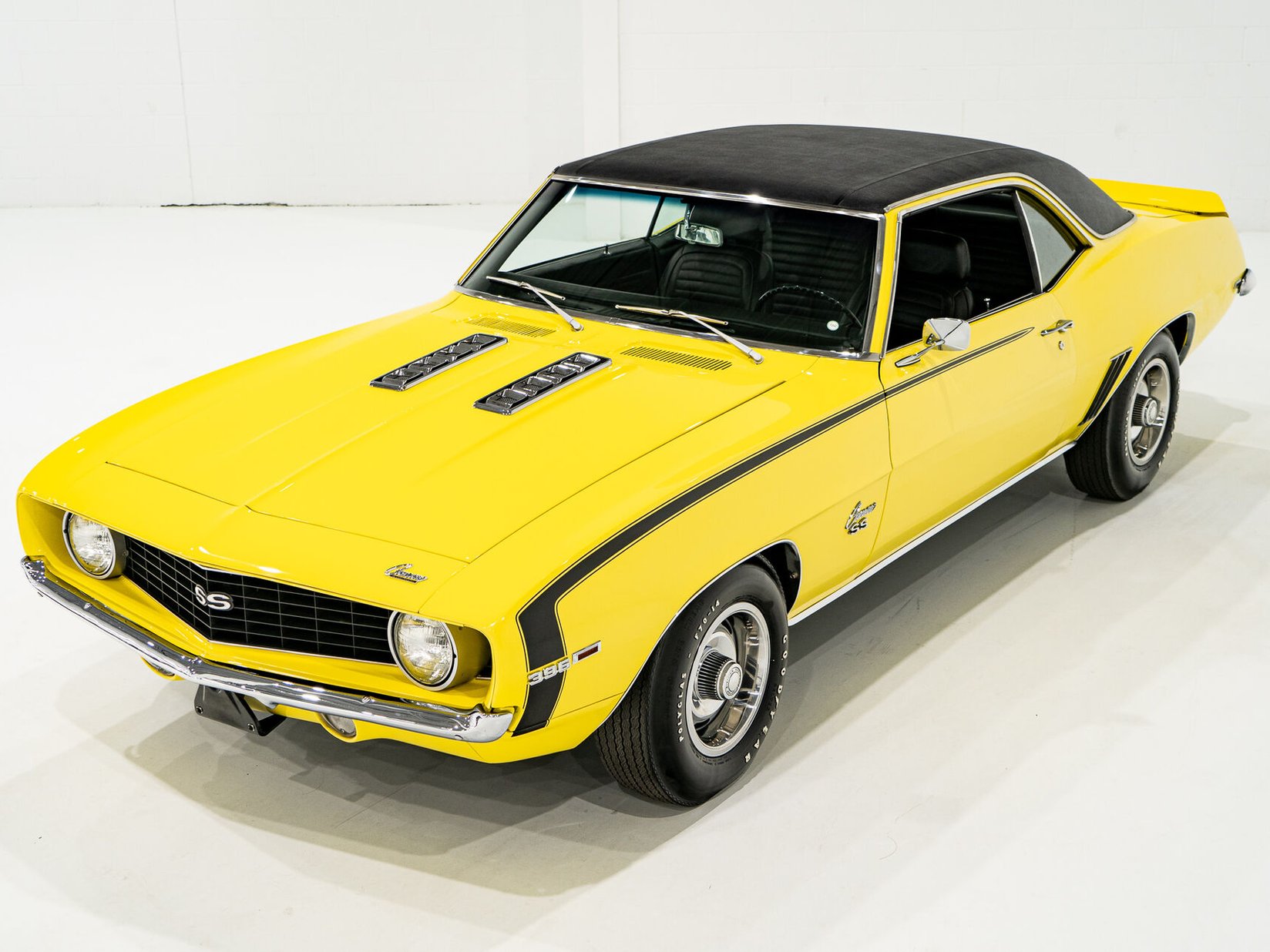 Chevrolet Camaro SS **PRIX EN USD** With factory A/C 1969 Jaune Montréal - photo #7