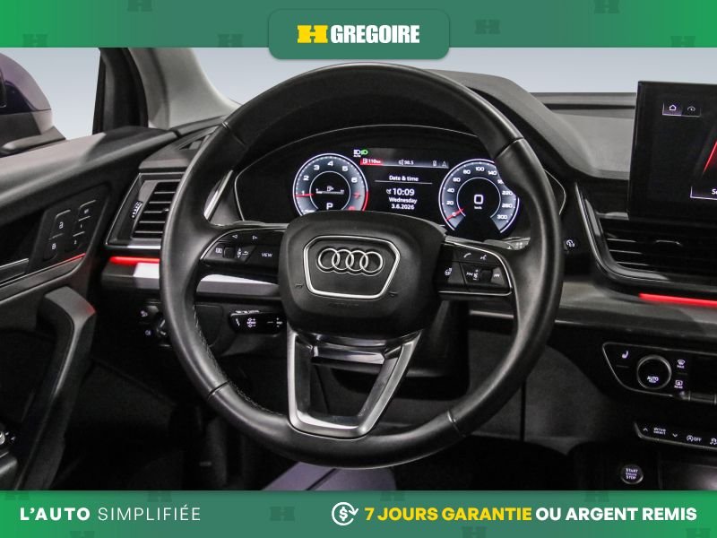 Audi Q5 820389 | Progressiv AWD AUTO A/C CUIR TOIT NAV MAGS CAM BLU 2023 Bleu Laval - photo #19