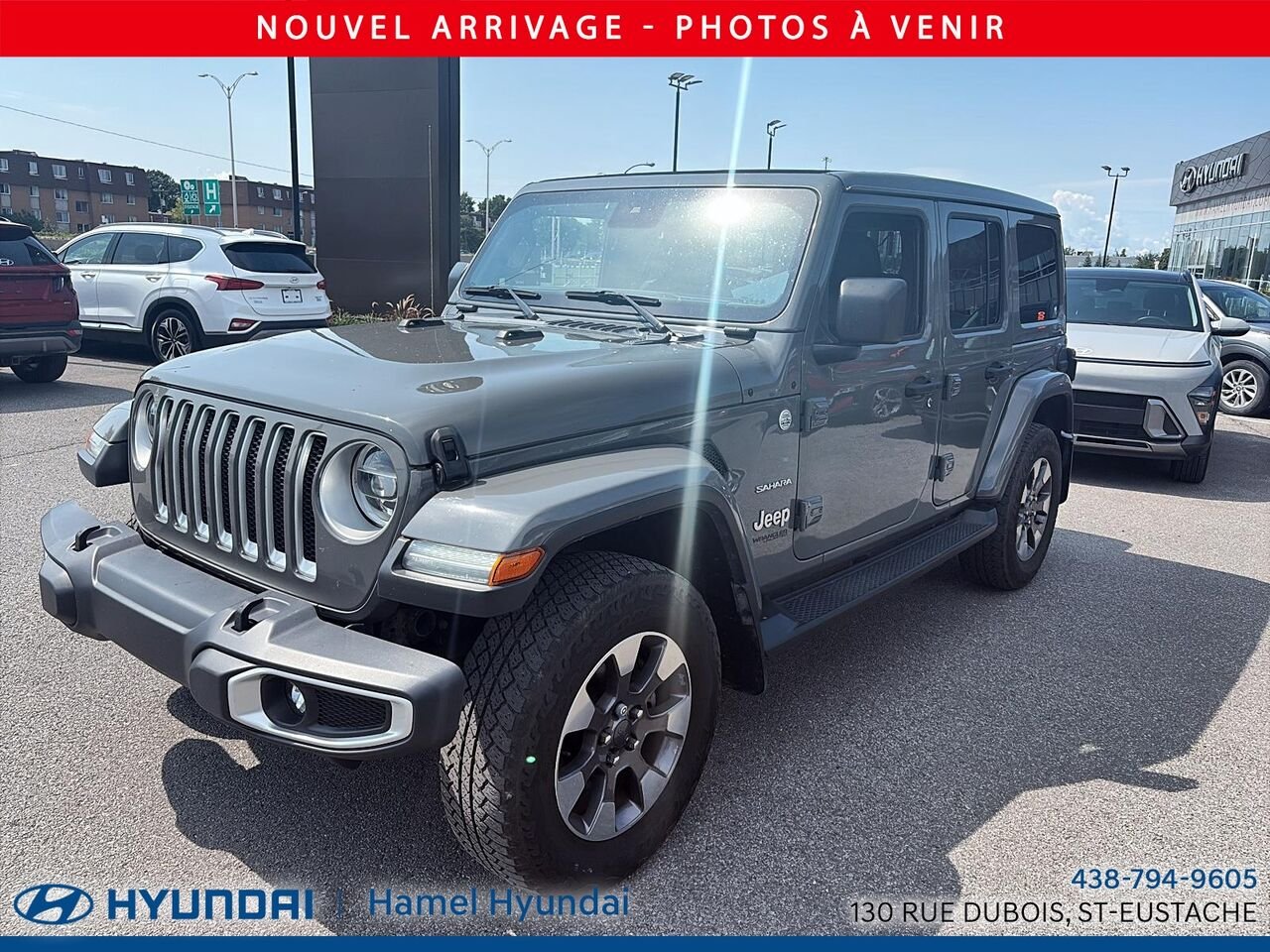Jeep Wrangler Unlimited 2020 Gris Saint-Eustache - photo #2