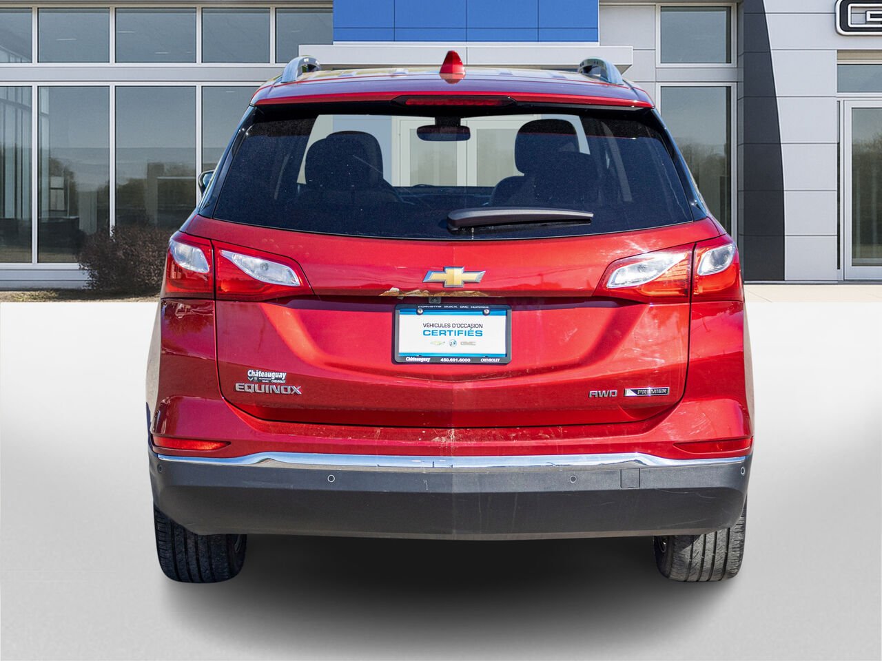 Chevrolet Equinox Premier 4 portes TI avec 1LZ 2018 Rouge Châteauguay - photo #3