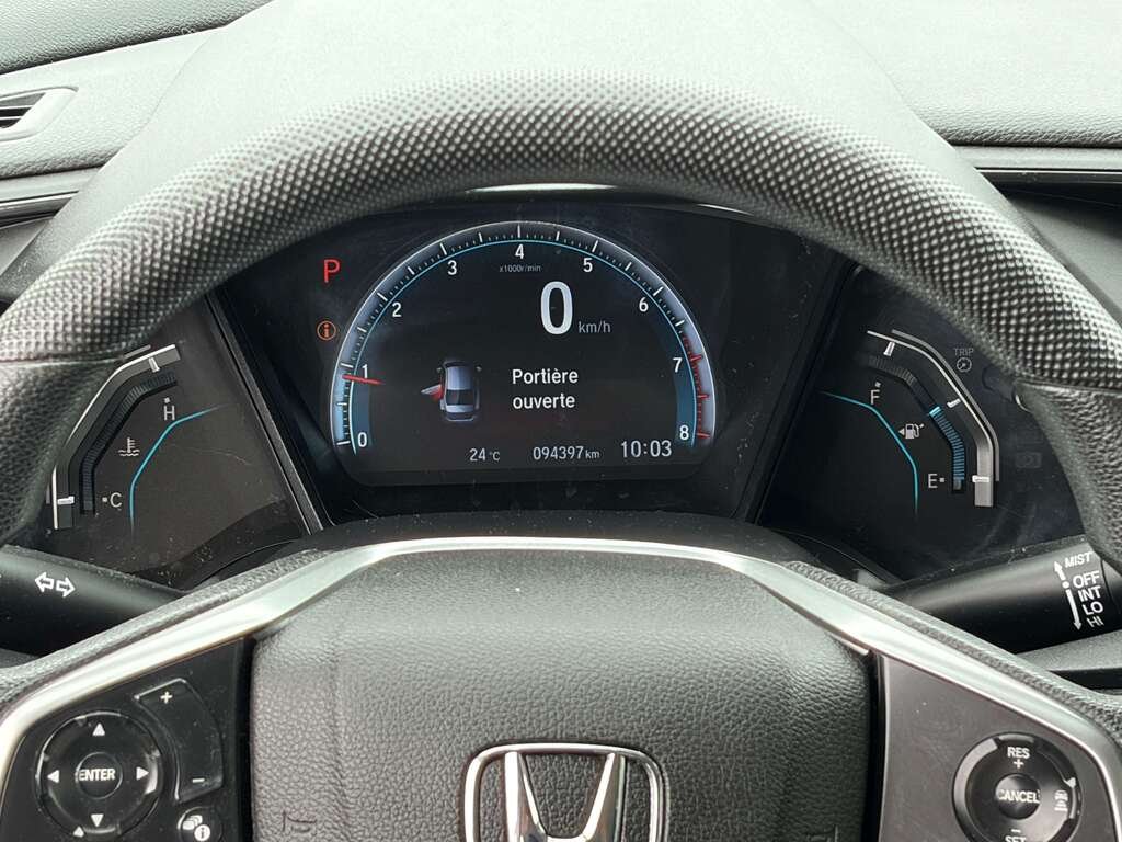 Honda Civic Sedan LX CVT 2019 Blanc Gatineau - photo #12
