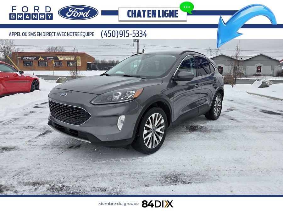 Ford Escape Titanium hybride TI/AWD 2021 Gris