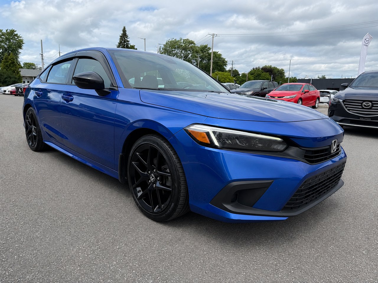 Honda Civic Berline Sport 2022 Bleu Châteauguay - photo #3