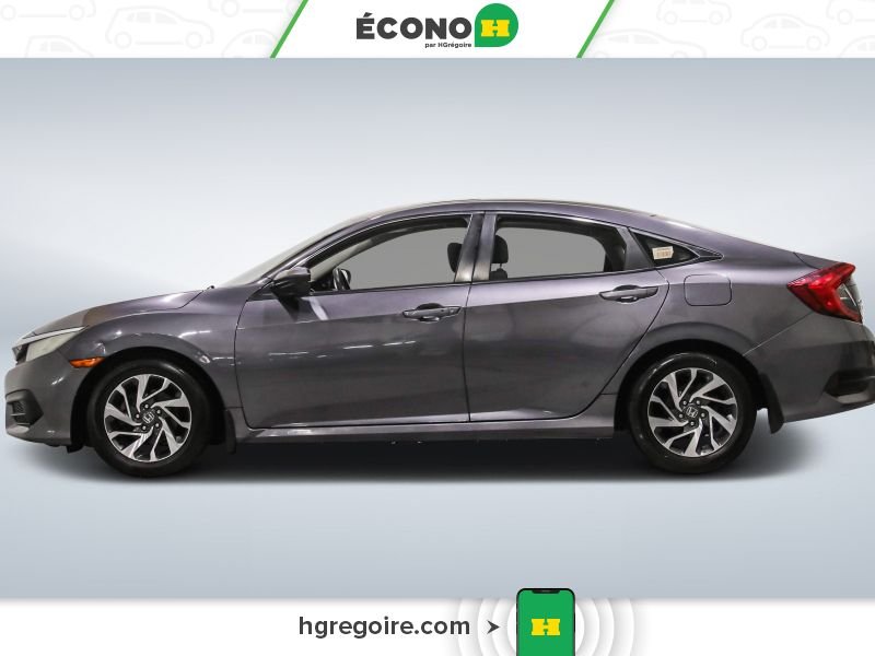 Honda Civic 821463 | EX AUTO TOIT GR ÉLEC A/C BLUETOOTH CAMÉRA MAGS 2016 Gris Laval - photo #4
