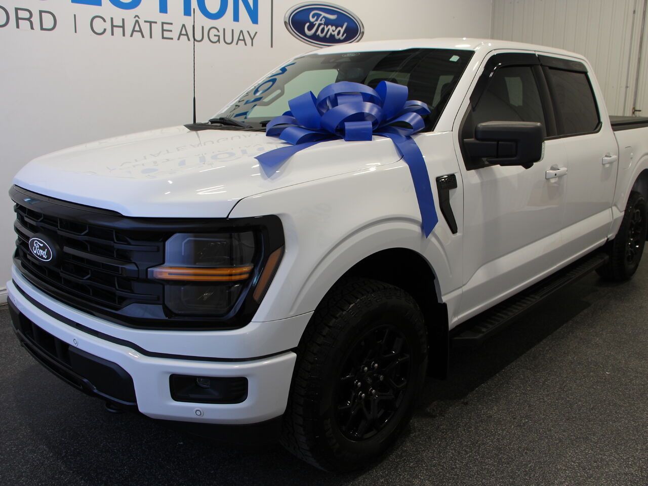 White 2025 Ford F-150 Pickup Truck Four-Wheel Drive Automatic