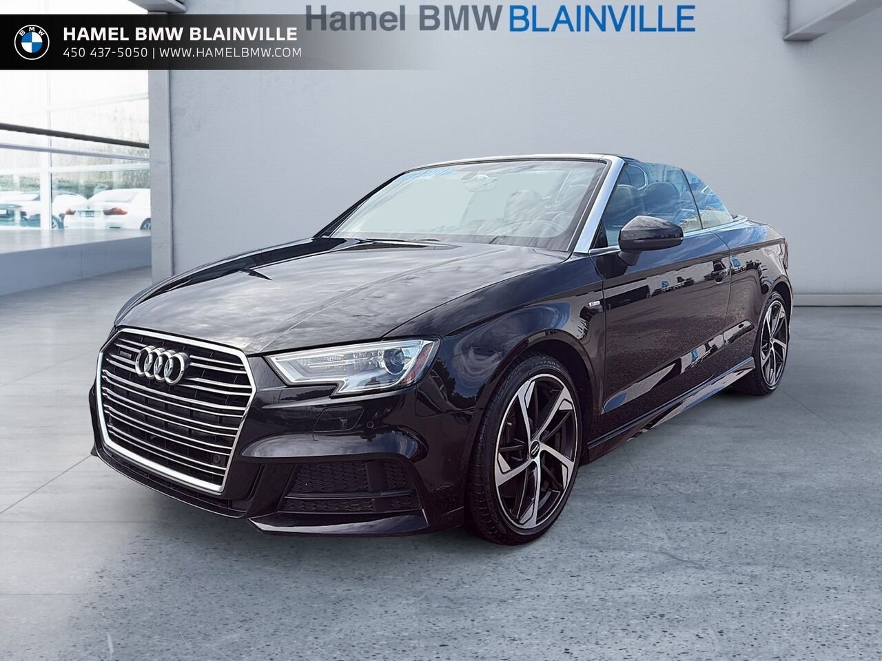 2019 Audi A3 cabriolet Progressiv 45 TFSI quattro Black Blainville - photo #0