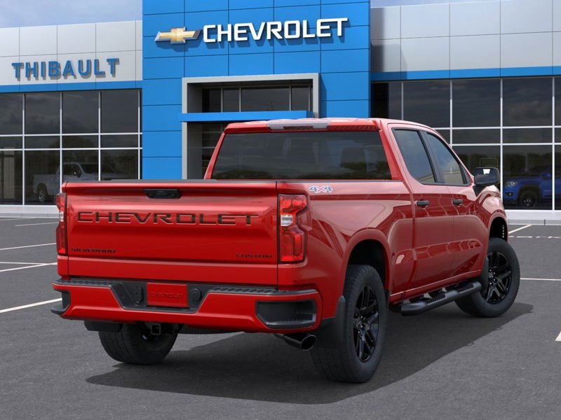 CHEVROLET SILVERADO 1500 Custom cabine multiplace 4RM 157 po 2026 Noir