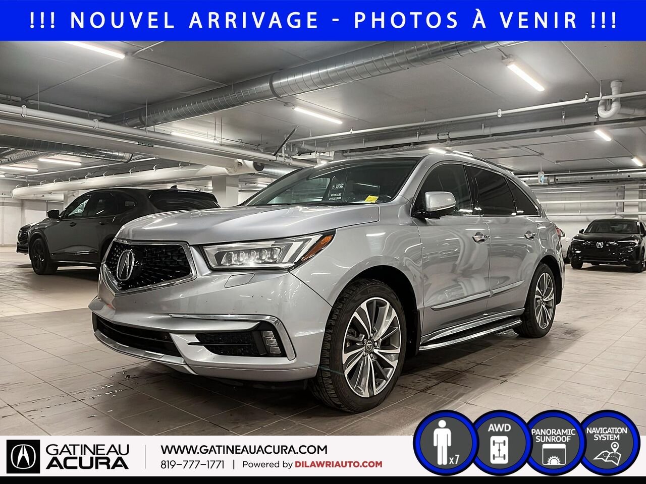 Acura MDX Élite SH-AWD 2017 Argent Ottawa & Gatineau - photo #0