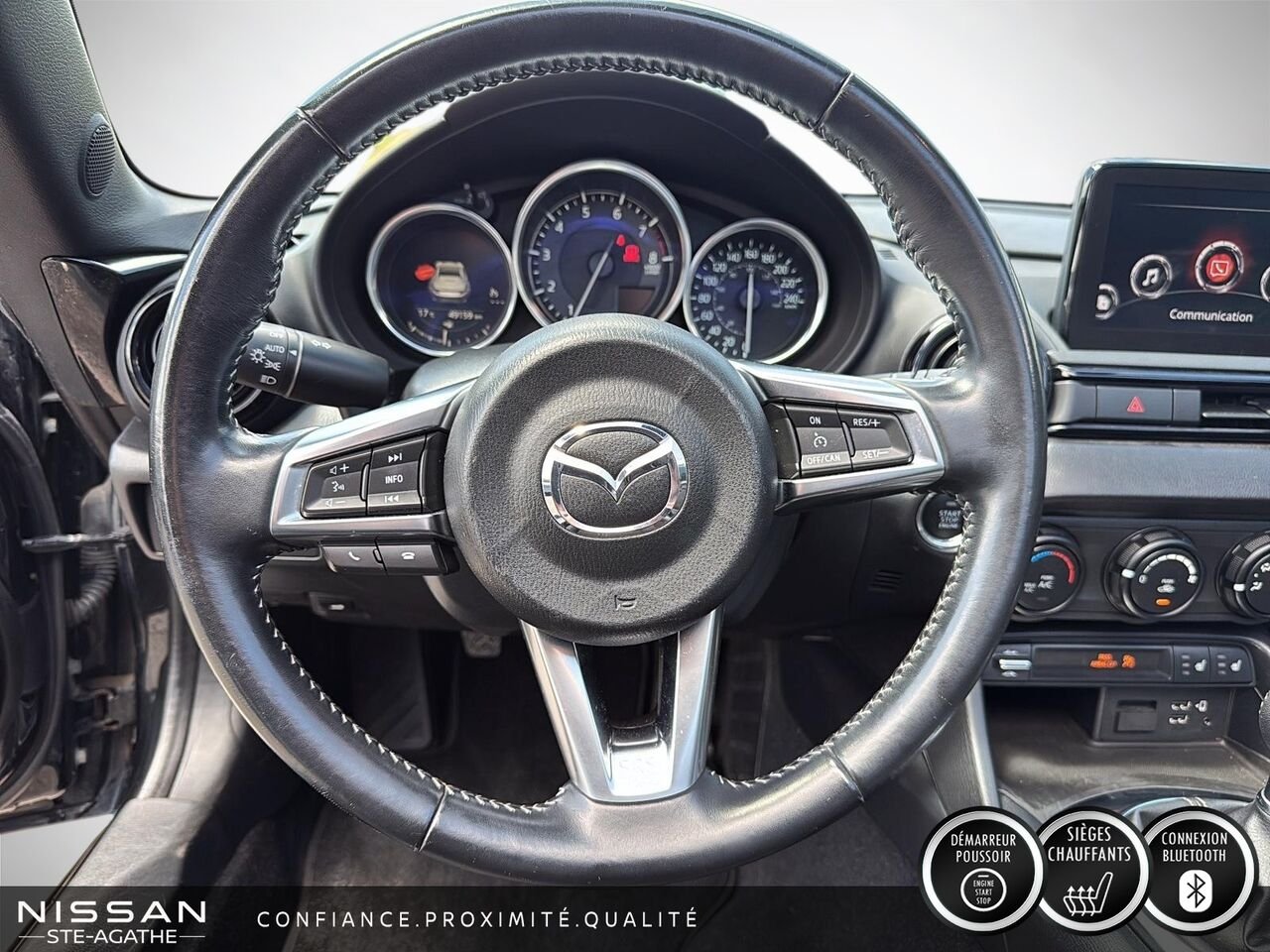 Mazda MX-5 RF 2022 Noir Saint-Jérôme - photo #11
