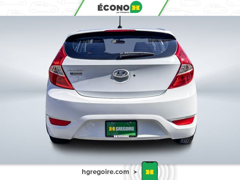 2013 Hyundai Accent White Laval - photo #6