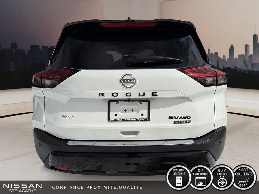 Nissan Rogue MIDNIGHT | TOIT PANO | CUIR | AWD 2023 Blanc
