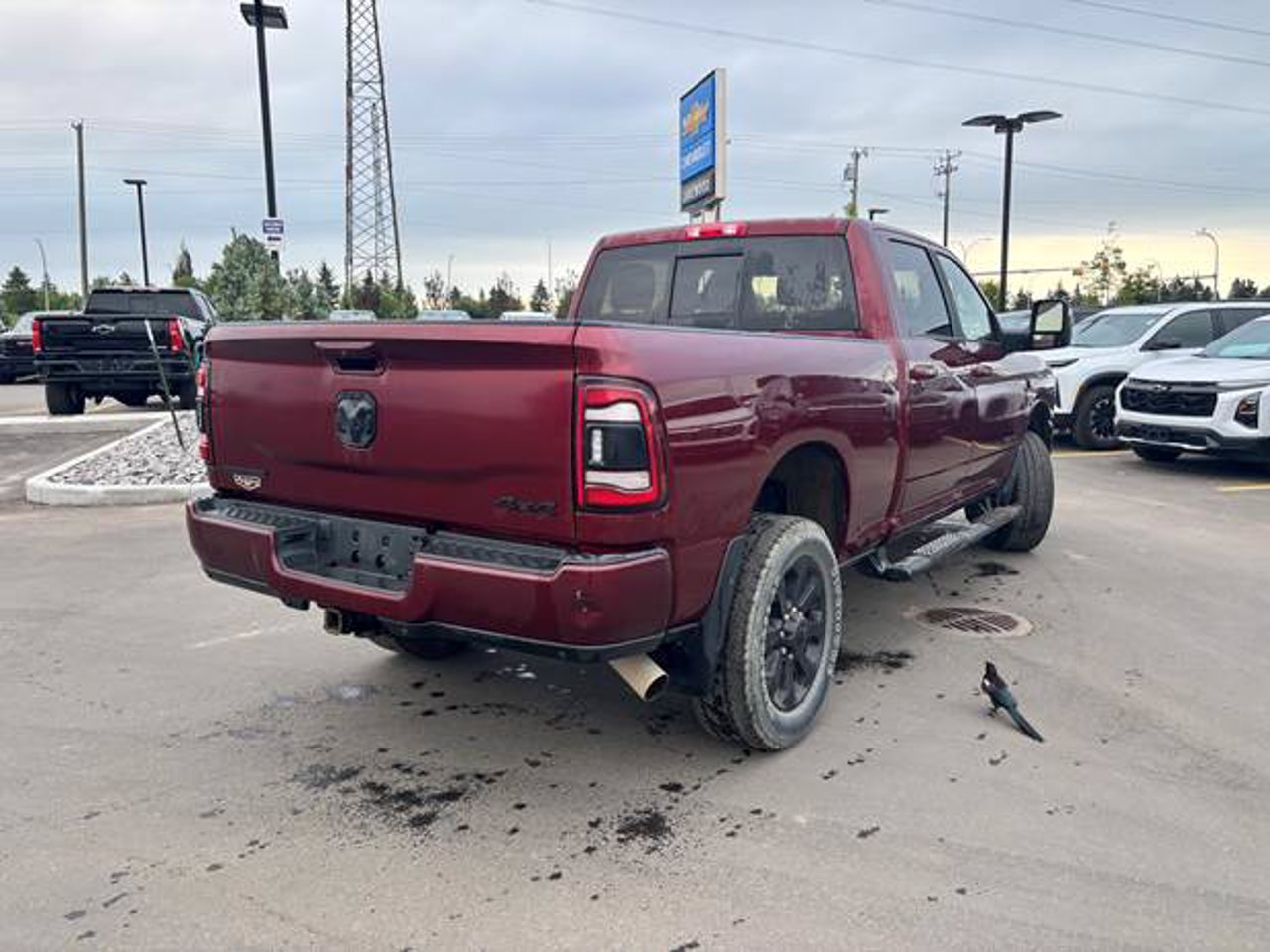 2024 Ram 2500 Big Horn 4x4 Crew Cab 6'4 Box Red Sherwood Park - photo #4
