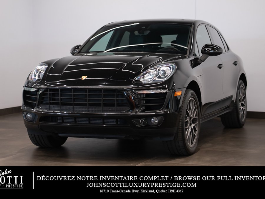 2018 Porsche Macan 2018 Black