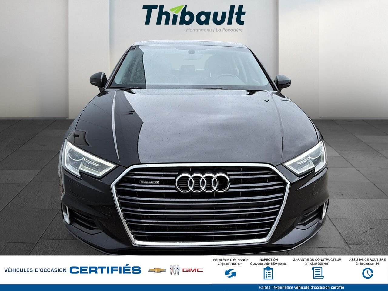 2019 AUDI A3 Komfort 45 TFSI quattro Black Montmagny - photo #1
