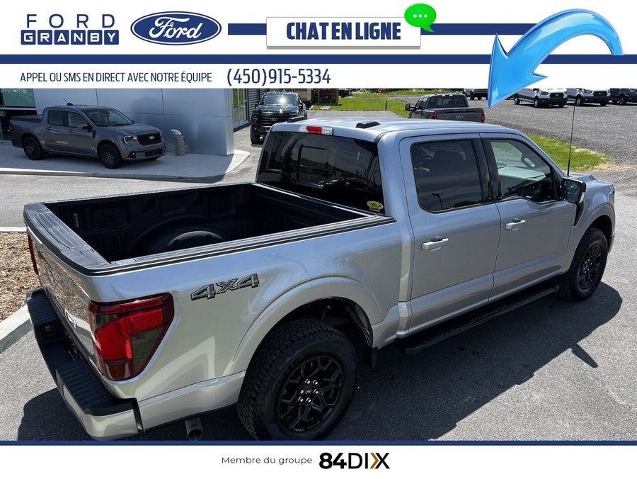 Ford F-150 XLT cabine SuperCrew 4RM caisse de 5,5 pi 2025 Gris