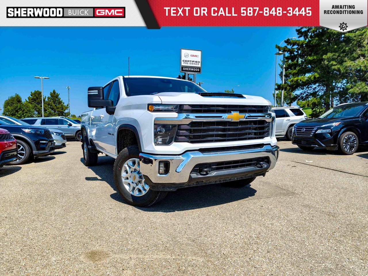 2025 Chevrolet Silverado 3500HD 4WD Crew Cab 159 LT White Sherwood Park - photo #0