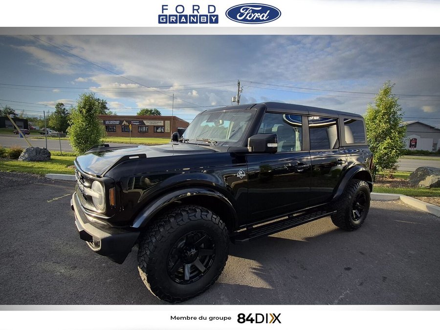 Ford Bronco Outer Banks évolué 4 portes 4x4 2022 Noir
