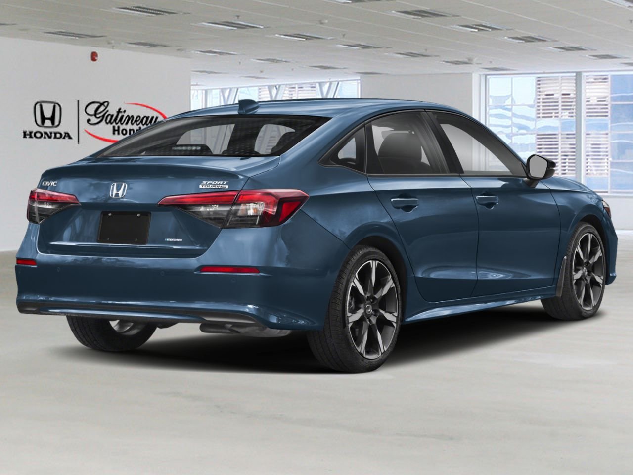 Honda Civic hybride berline Sport Touring eCVT 2026 BLEU OCÉANIQUE NACRÉ (B-645P)-NOIR Gatineau - photo #1