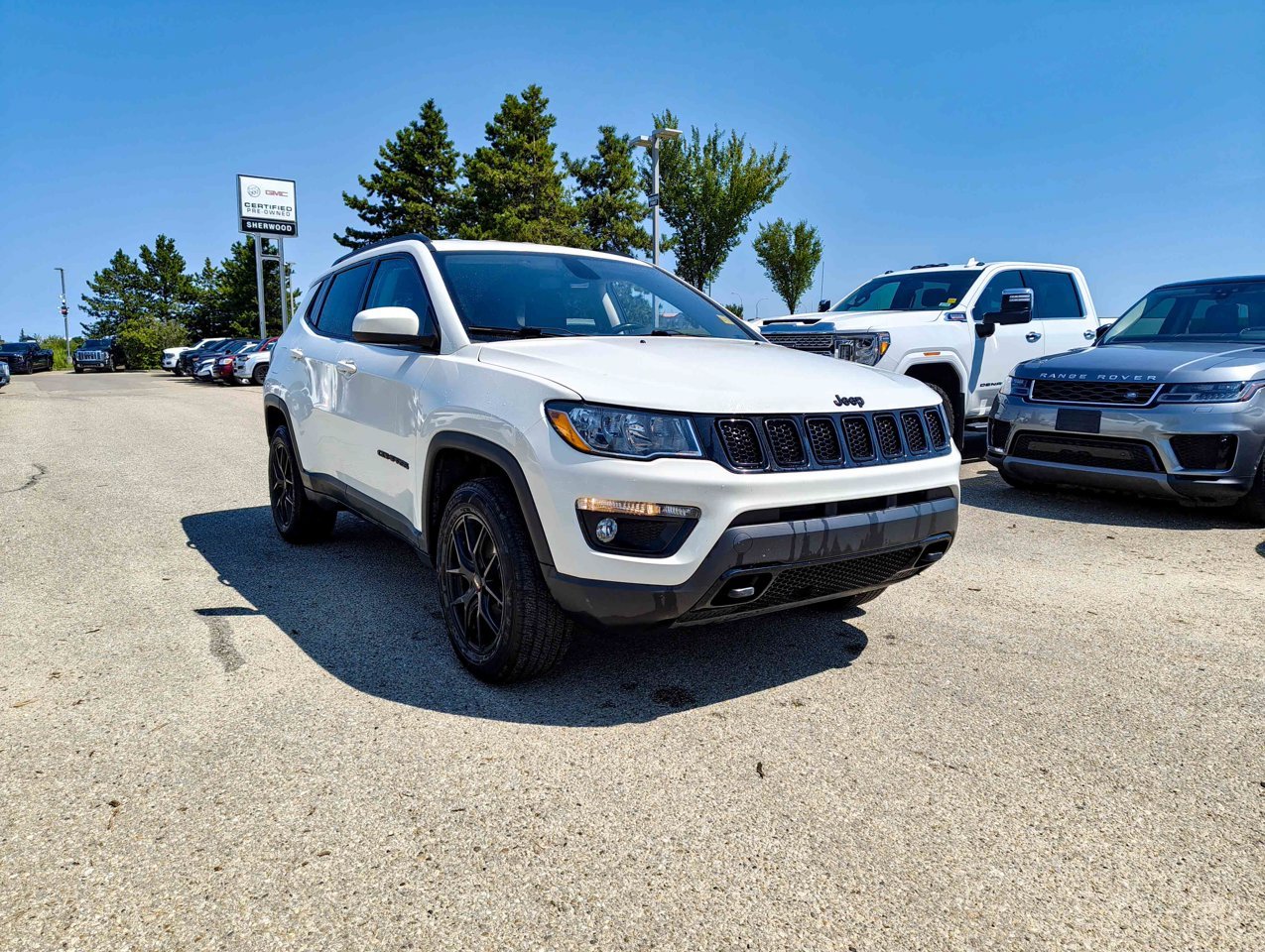 2021 Jeep Compass Upland Edition 4x4 White Sherwood Park - photo #1