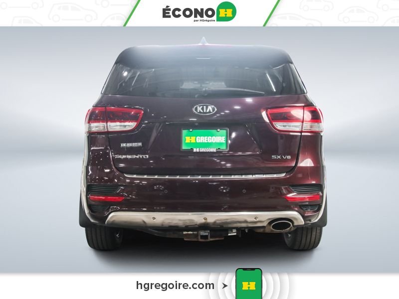 Kia Sorento 821084 | SX V6 A/C CUIR TOIT NAV MAGS 7 PASSAGERS 2018 Rouge Laval - photo #5