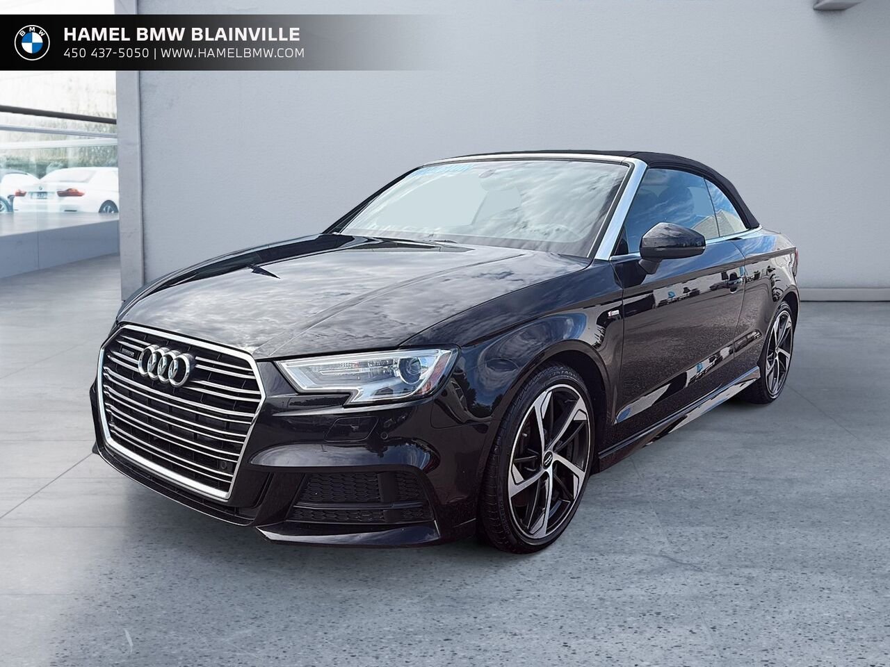 2019 Audi A3 cabriolet Progressiv 45 TFSI quattro Black Blainville - photo #3