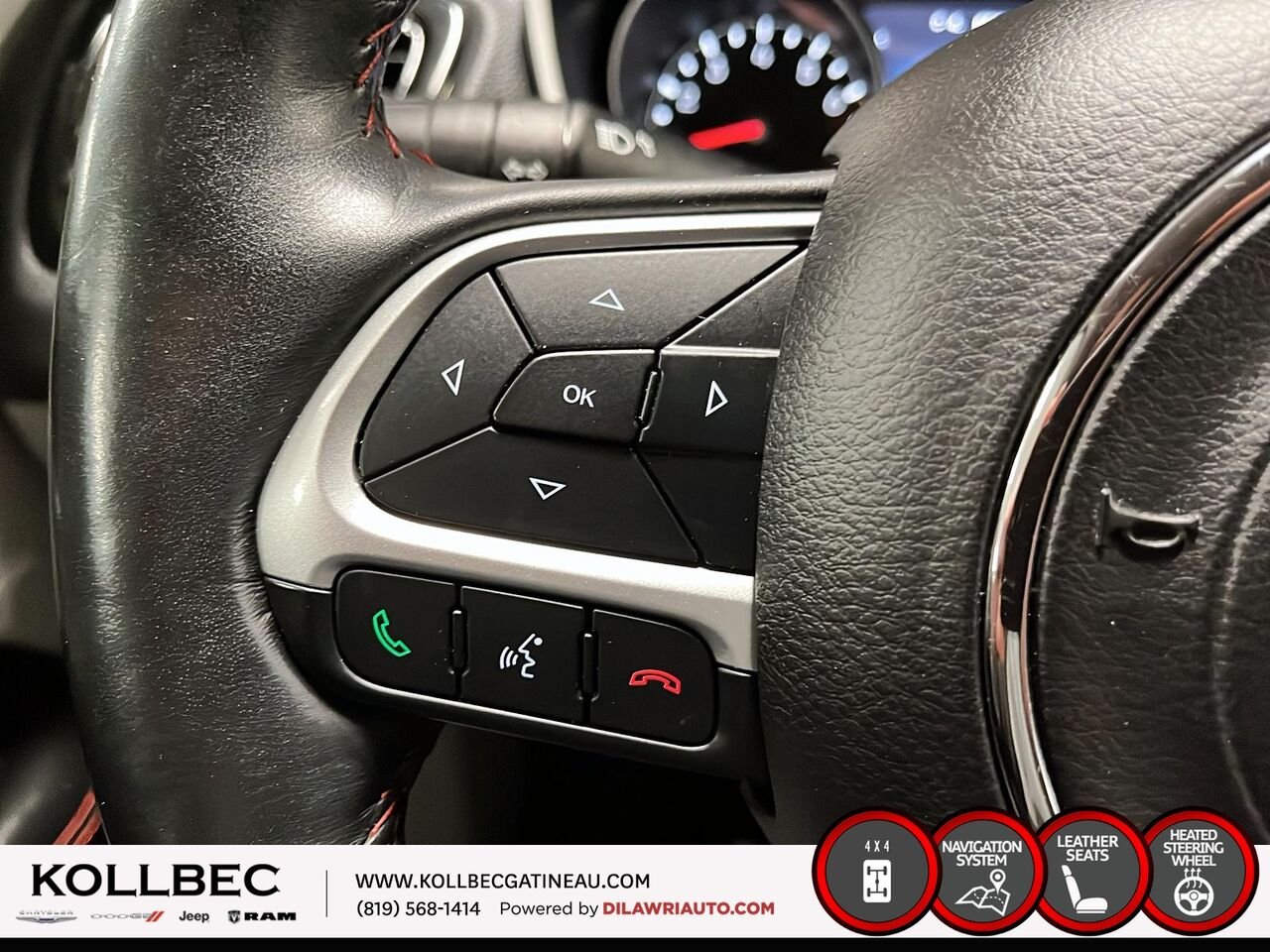 2018 JEEP COMPASS Limited 4x4 White Ottawa & Gatineau - photo #8