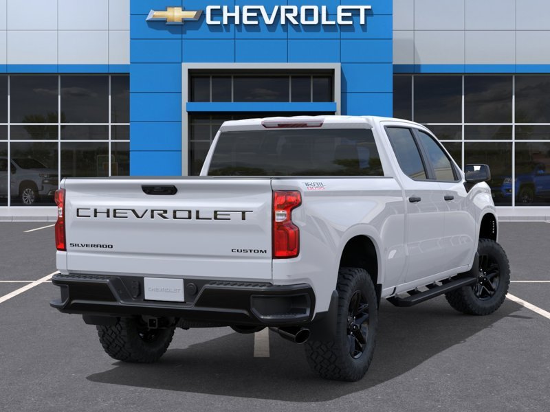 2026 CHEVROLET Silverado 1500 Custom Trail Boss cabine multiplace 4RM 157 po SUMMIT WHITE Gatineau - photo #3