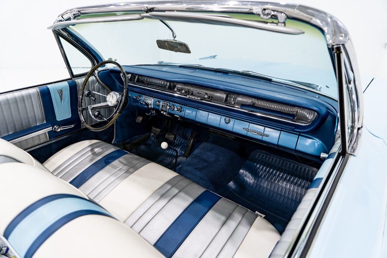 1961 Pontiac Bonneville **PRIX EN USD**C8 Suffix 389cu.in. TriPower 4 Speed Blue Montreal - photo #65