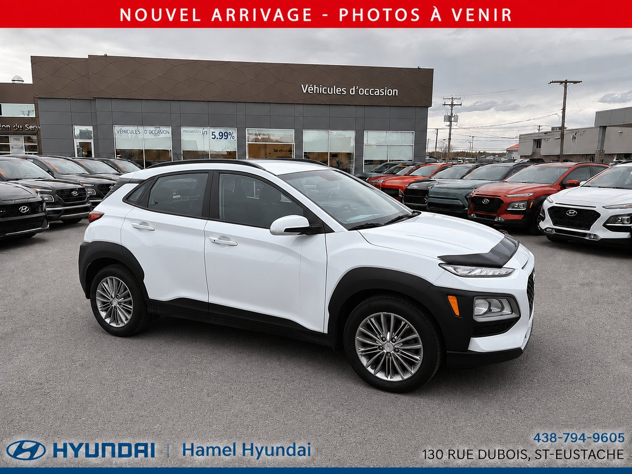 Hyundai Kona 2021 Blanc Saint-Eustache - photo #0