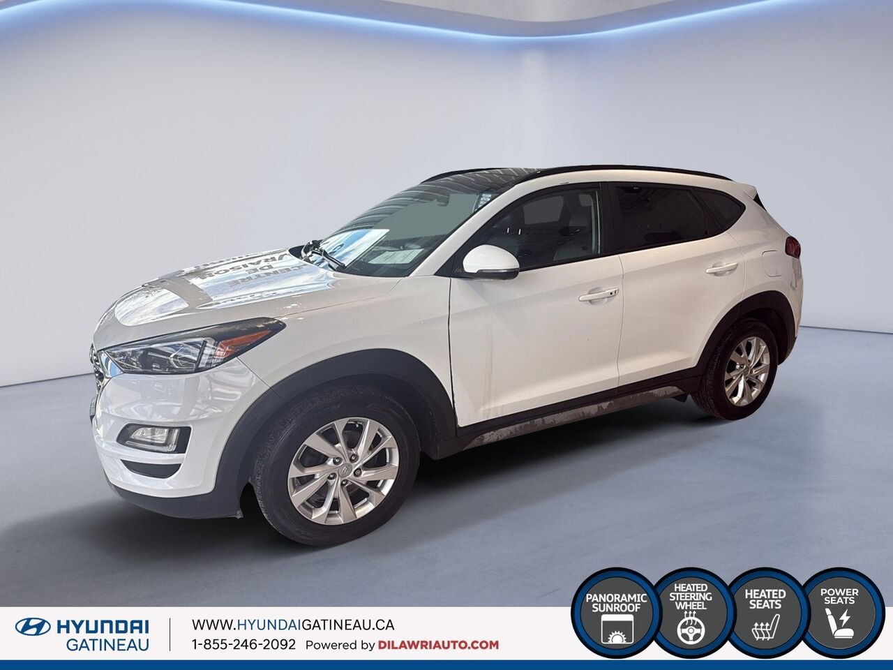 Hyundai Tucson Luxe TI *** air climatiser ,toit ouvrant , cuir *** 2019 Blanc Ottawa & Gatineau - photo #4