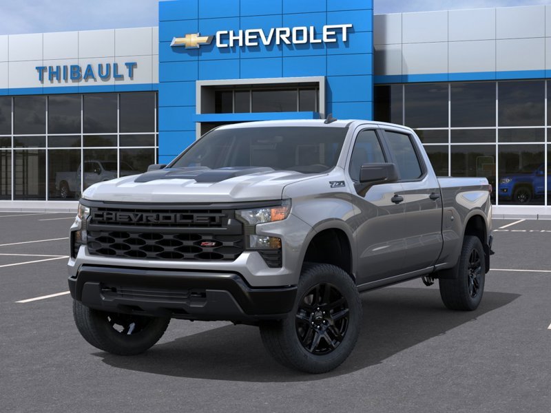 CHEVROLET Silverado 1500 Custom Trail Boss cabine multiplace 4RM 157 po 2026 GRIS STERLING METALLISE Sherbrooke - photo #5