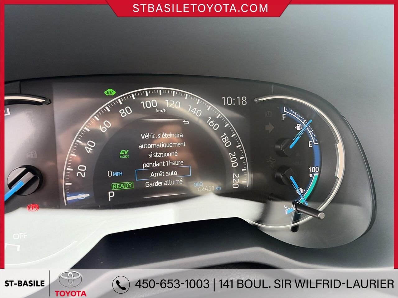 TOYOTA RAV4 PRIME 2024 Ciel argent métallisé Saint-Basile-le-Grand - photo #15