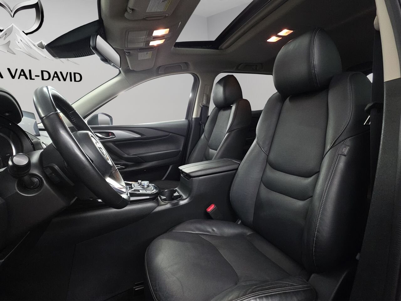 Mazda CX-9 GS-L TI, 7 passagers, Apple carplay, Toit ouvrant, volant chauffant 2023 Blanc Val-David - photo #6