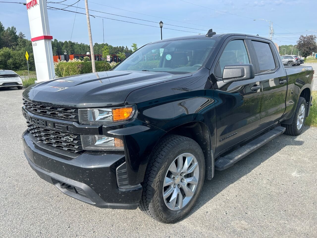 Chevrolet Silverado 1500 Custom cabine multiplace 4RM 157 po 2021 Noir Val-d'Or - photo #0