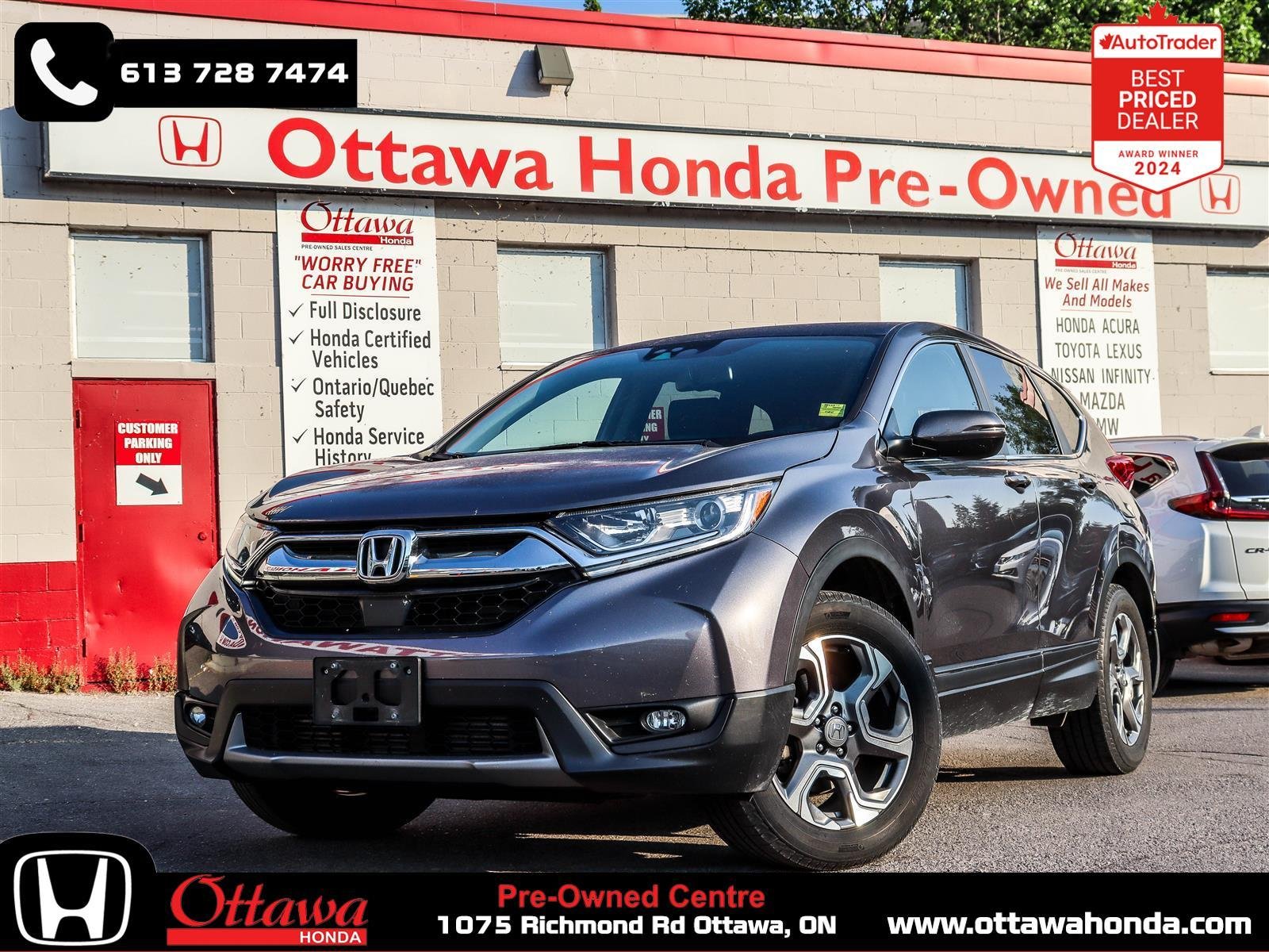 Honda CR-V EX-L 2019 Grey Ottawa & Gatineau - photo #0