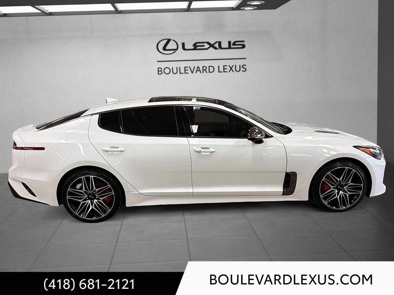 Kia Stinger 19536A 2023 Blanc Québec - photo #2