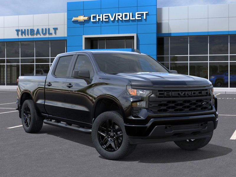 2026 CHEVROLET SILVERADO Custom cabine multiplace 4RM 157 po Black Sherbrooke - photo #6