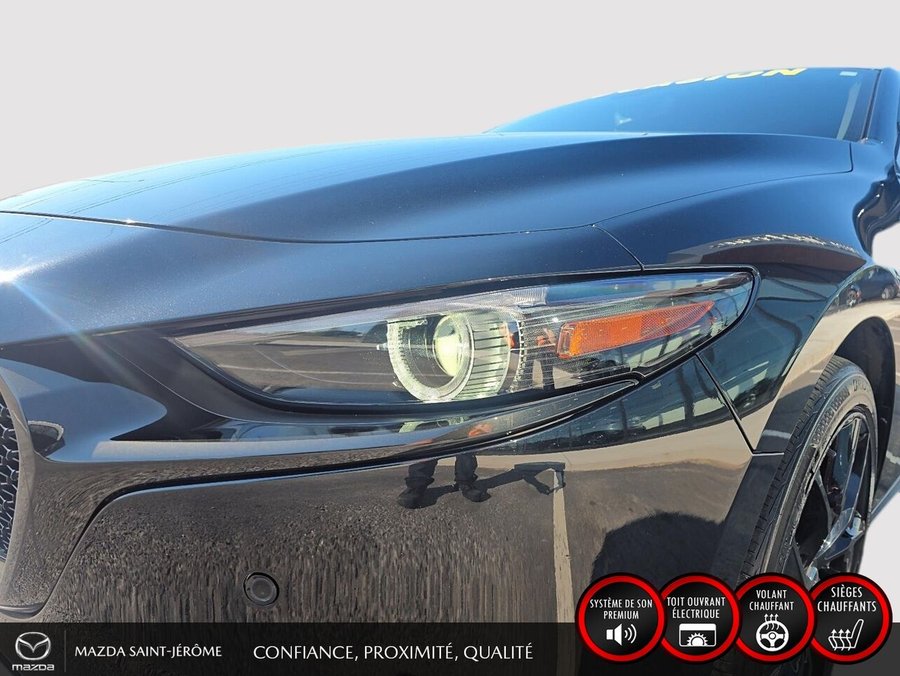Mazda Mazda3 Sport GT | CUIR | TOIT OUVRANT | AUTOMATIQUE | 2022 Noir