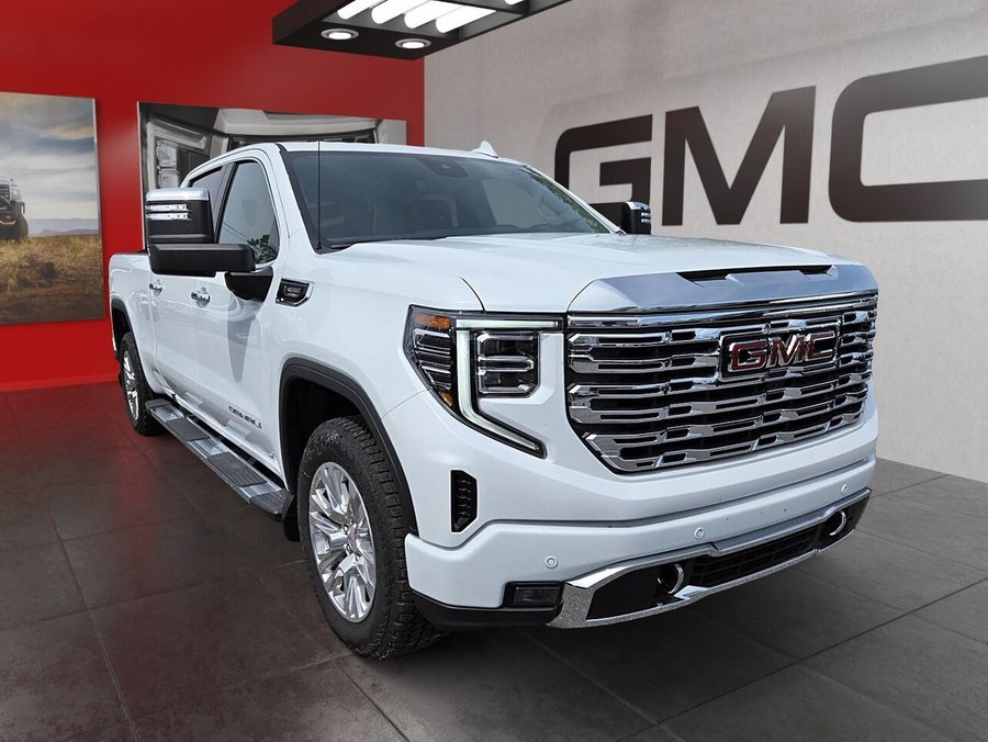 GMC Sierra 1500 Denali cabine multiplace 4RM 157 po 2026 BLANC GLACIER, TRIPLE COUCHE