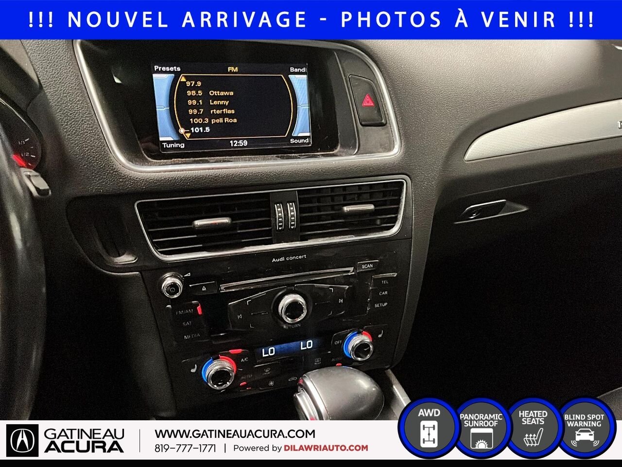 Audi Q5 Technik Quattro 2015 Noir Ottawa & Gatineau - photo #11