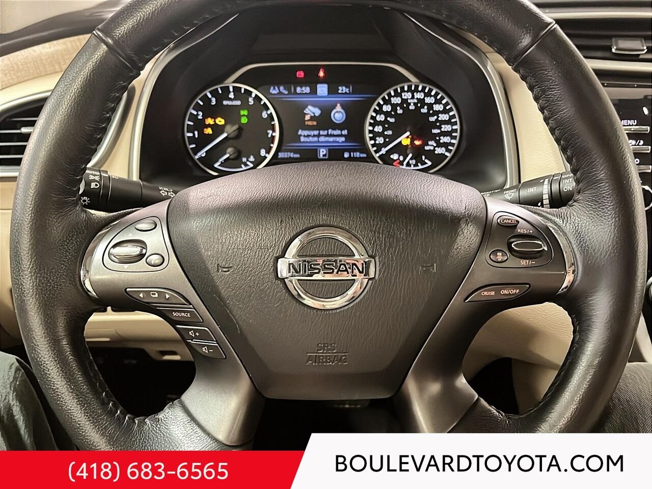 Nissan Murano 100150A-8 | SL 2022 Blanc Québec - photo #11